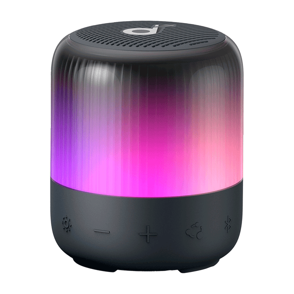 Anker Black Soundcore Glow Mini Bluetooth Speaker
