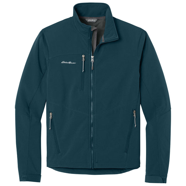 Eddie Bauer Men's Dark Adriatic Blue Softshell Jacket