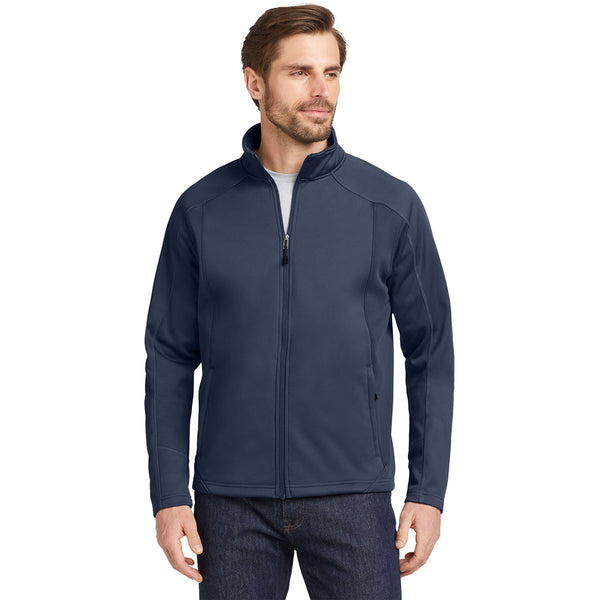 Eddie Bauer Men's River Blue Navy Trail Soft Shell Jacket Eddie Bauer Men's River Blue Navy Trail Soft Shell Jacket