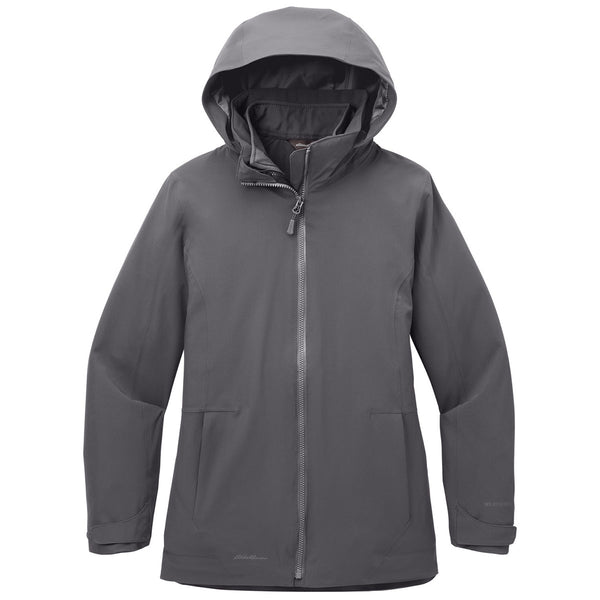 Eddie Bauer Women's Grey Steel/Metal Grey WeatherEdge 3-in-1 Jacket
