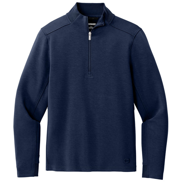 OGIO Men's River Blue Navy Transcend 1/4-Zip