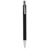 Bullet Black Maxi Recycled Aluminum Soft Touch Gel Pen