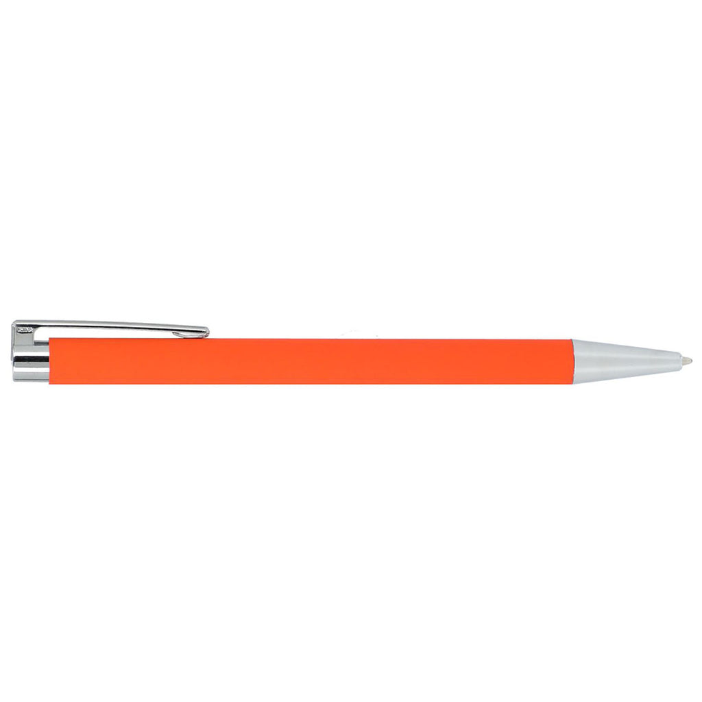Bullet Orange Maxi Recycled Aluminum Soft Touch Gel Pen