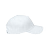 Vantage White Clutch 5-Panel Constructed Solid Twill Cap