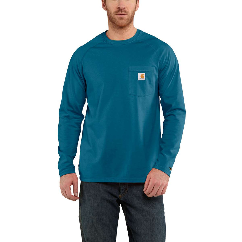 Carhartt Men's Tall Bay Harbor Force Cotton Long Sleeve T-Shirt
