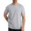 Carhartt Men's Tall Heather Gray Force Cotton S/S T-Shirt