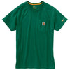 Carhartt Men's Tall Botanical Green Force Cotton Short Sleeve T-Shirt