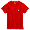 Carhartt Men's Electric Red Force Cotton S/S T-Shirt