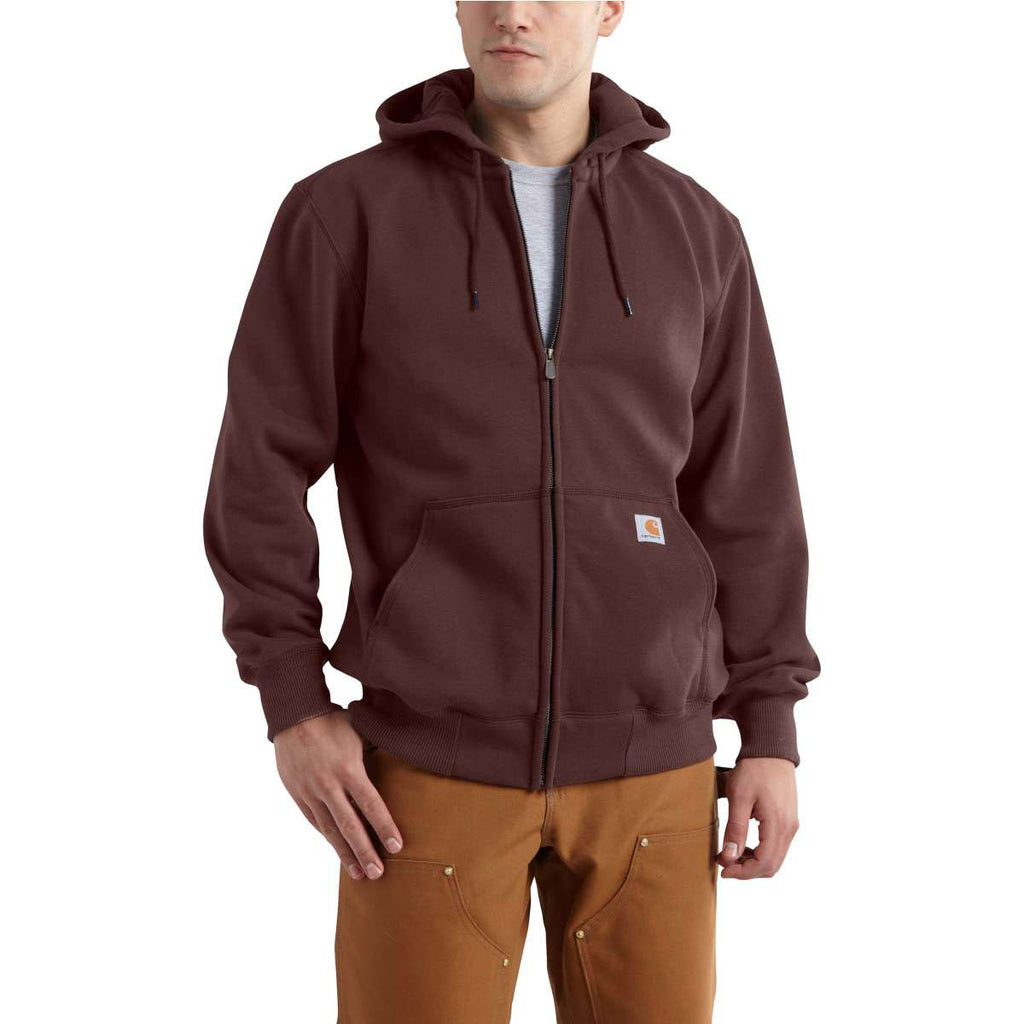 Carhartt Men's Tall Dark Cedar Paxton Heavyweight Hooded Zip-Front Sweatshirt