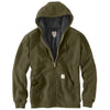 Carhartt Men's Tall Army Green Rutland Thermal-Lined Hooded Zip-Front Sweatshirt