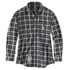 Carhartt Men's Moss Flame-Resistant Classic Plaid Shirt