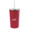 Gemline Red Arlo Classics Stainless Steel Tumbler with Straw - 20 Oz.