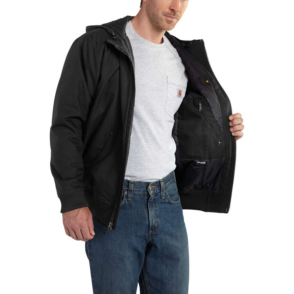 Carhartt Men's Black Quick Duck Jefferson Active Jacket