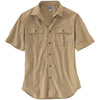 Carhartt Men's Dark Khaki Foreman Solid Short Sleeve Work Shirt