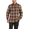 Carhartt Men's Light Brown Trumbull Plaid Shirt