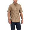 Carhartt Men's Dark Khaki Rugged Professional Short Sleeve Work Shirt