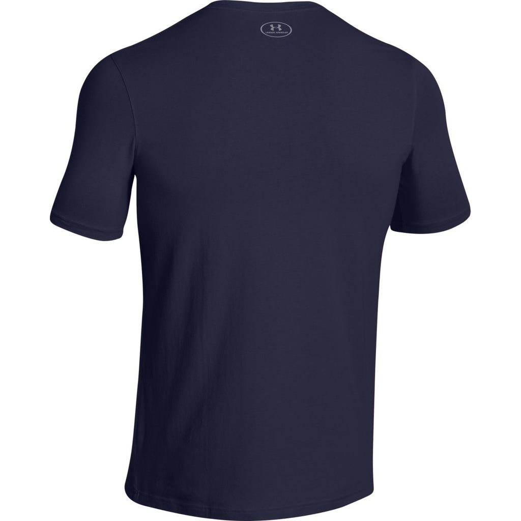 Under Armour Men's Navy Charged Cotton Sportstyle T-Shirt
