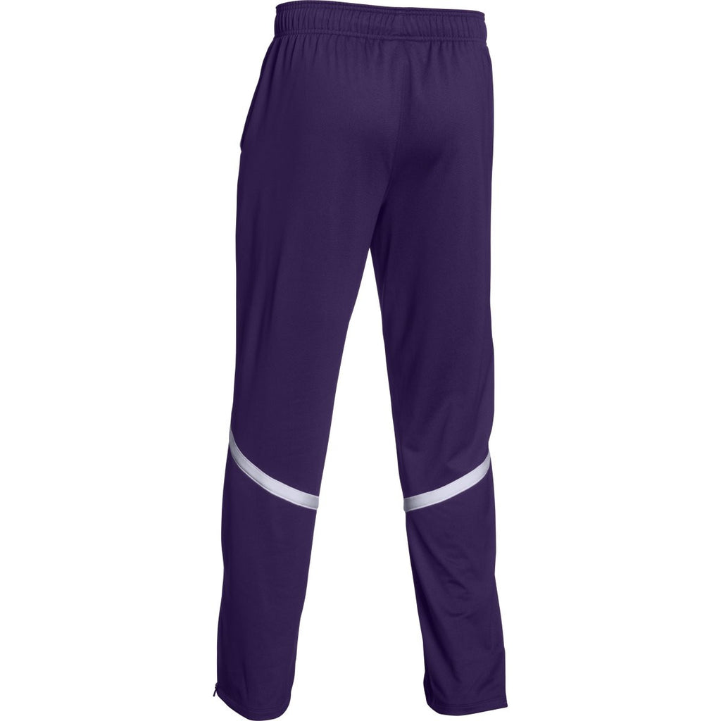Under Armour Men's Purple/White Qualifier Warm-Up Pant