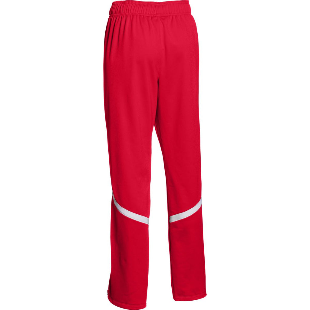 Under Armour Women's Red/White Qualifier Warm-Up Pant