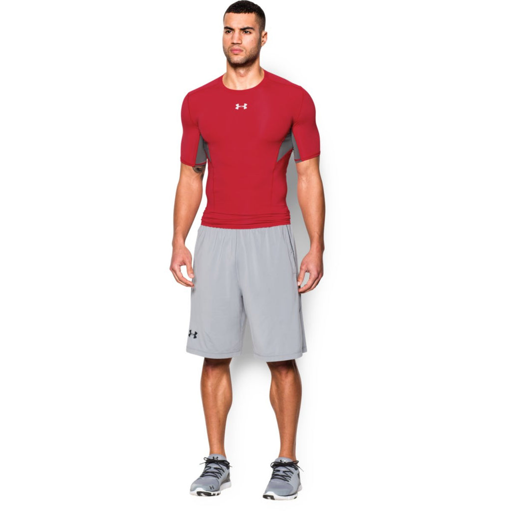 Under Armour Men's Red HG CoolSwitch Comp Short Sleeve T-Shirt