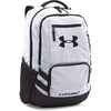 Under Armour White UA Team Hustle Backpack