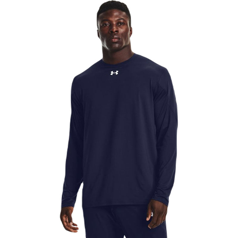 Under Armour Men's Midnight Navy/White Knockout Team Long Sleeve T-Shirt