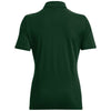 Under Armour Women's Forest Green/White Tech Team Polo
