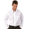 Van Heusen Men's White Long Sleeve Broadcloth Shirt-Numeric Sized