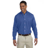Van Heusen Men's English Blue Long Sleeve Oxford Shirt-Alpha Sized