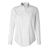 Van Heusen Women's White Pinpoint Dress Shirt