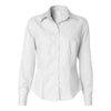 Van Heusen Women's White Silky Poplin Dress Shirt
