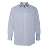 Van Heusen Men's Grey Feather Stripe With Contrast Long Sleeve Shirt