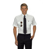 Van Heusen Men's White Short Sleeve Pilot Shirt-Tallman