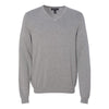Van Heusen Men's Grey Long Sleeve V-Neck Sweater