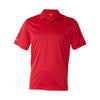 IZOD Men's Polish Red Performance Polyester Solid Dobby Polo
