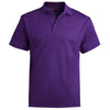 Edwards Men's Purple Hi-Performance Mesh Short Sleeve Polo
