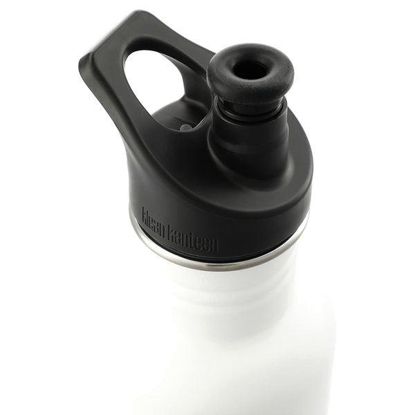Klean Kanteen White Eco Classic 27oz Sport Cap
