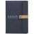 BIC Navy Two-Tone Journal with Leather Closure