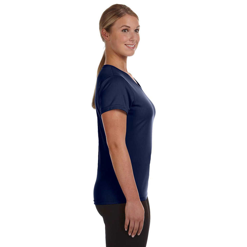 Augusta Sportswear Women's Navy Wicking-T-Shirt