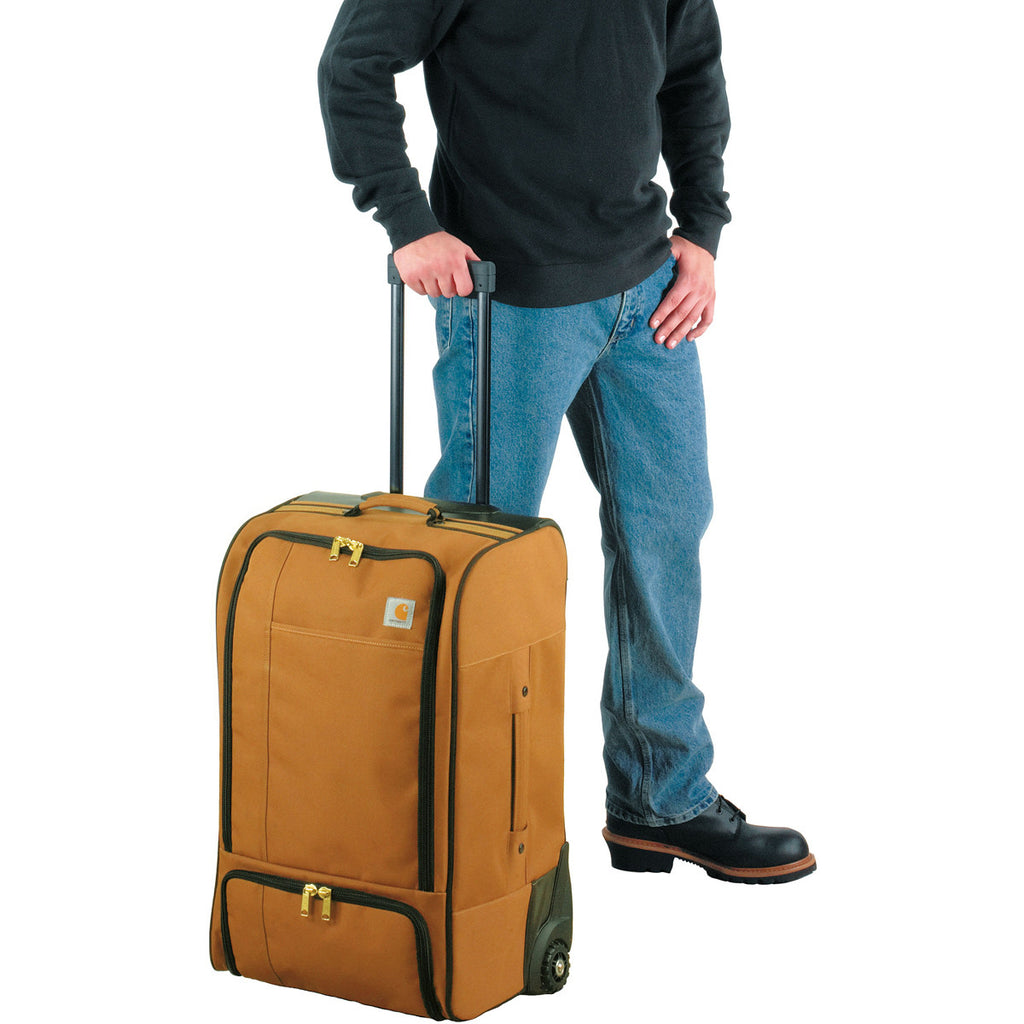 Carhartt Brown Legacy 25 Wheeled Gear Traveler Bag