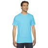 American Apparel Unisex Turquoise Fine Jersey Short-Sleeve T-Shirt