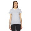 American Apparel Women's Ash Grey Fine Jersey Short-Sleeve T-Shirt