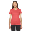 American Apparel Women's Coral Fine Jersey Short-Sleeve T-Shirt