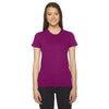 American Apparel Women's Raspberry Fine Jersey Short-Sleeve T-Shirt