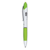 Zebra Apple Green Z Grip Max Retractable Ballpoint Pen-Blue Ink