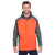 Holloway Men's Carbon Print/Orange Raider Soft Shell Jacket