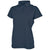 Charles River Women's Heather Navy Heathered Eco-Logic Stretch Polo