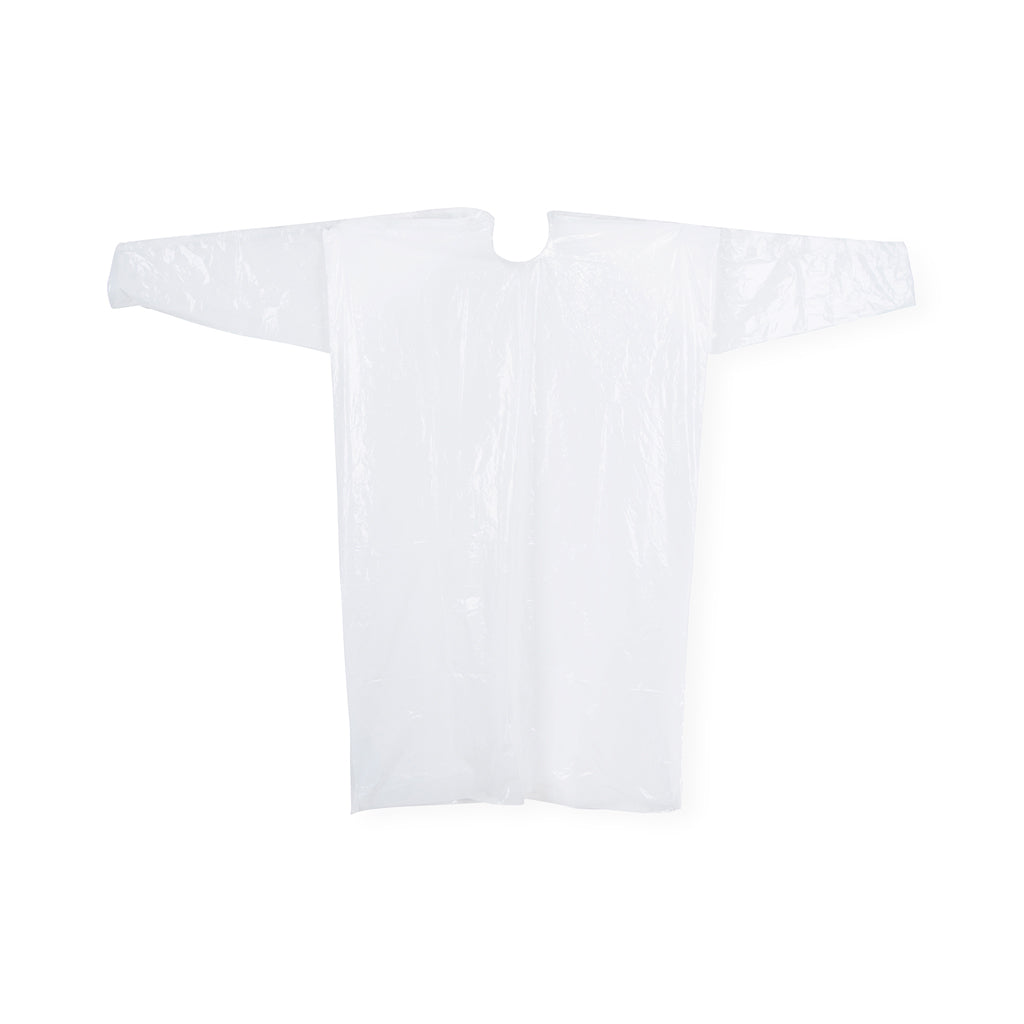 Gemline White LDPE Gown