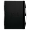 JournalBooks Black Premier Leather Large Notebook (pen not included)