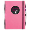 JournalBook Pink Frame Circle Large Hardcover Notebook
